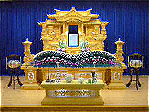 天礼社大和会館　花装飾祭壇